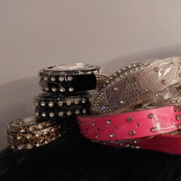 Rhinestone Studded Belts - Picture 5 of 5